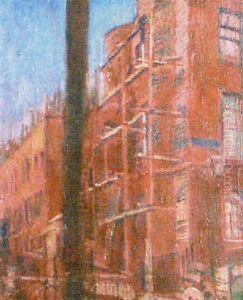 Street Scene by Frank Moss Bennett