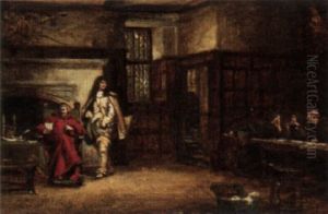 Cardinal Mazarin Reviewing The Cavalier's Petition
