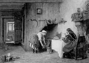 A Halt For Refreshments by Frank Moss Bennett