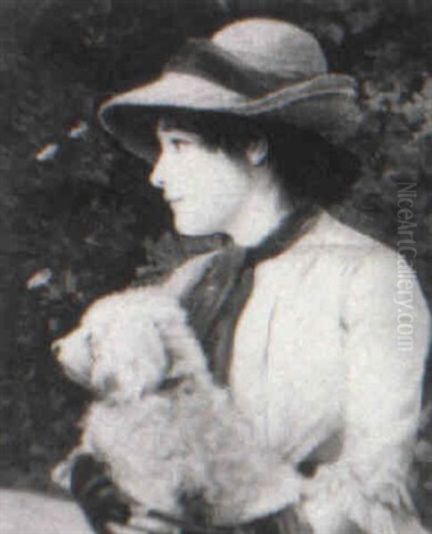 Lady With Dog - view 1