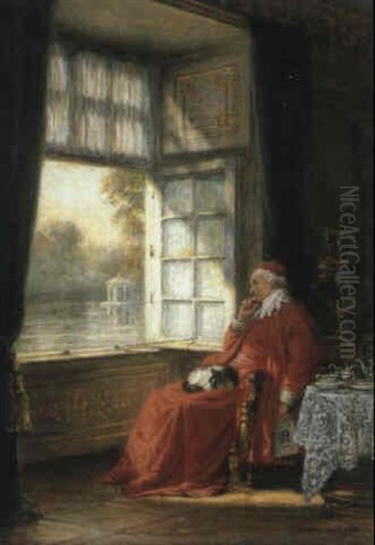 A Cardinal At Teatime - view 1