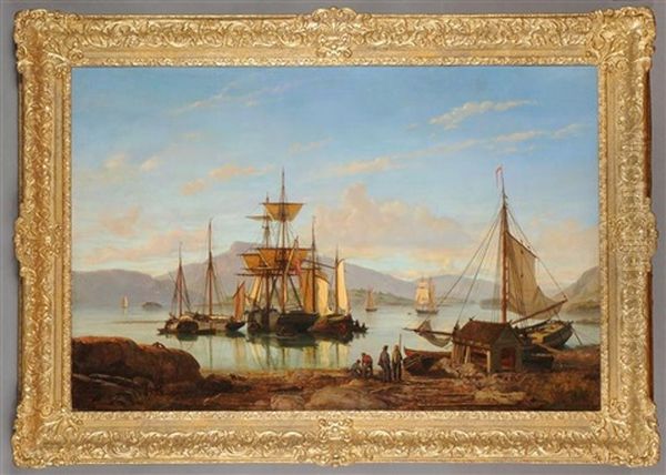 Ships In A Harbor - view 1