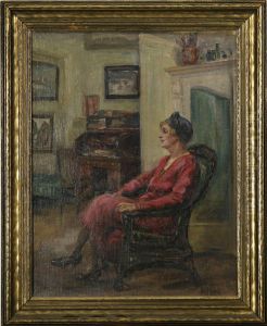 The Visitor To The Studio by Gerda Maria Ahlm