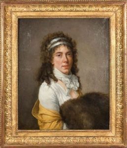 Portrait De Femme Au Manchon