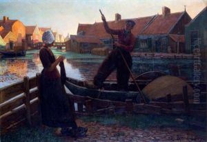 En El Canal by Jules Benoit-Levy