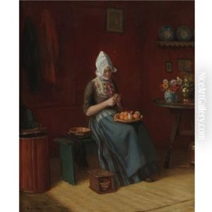 Preparation For The Evening Meal by Jules Benoit-Levy