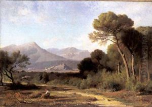 Paysage Montagneux by Jean Achille Benouville