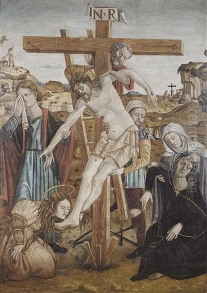 The Deposition, With The Sacrifice Of Isaac In The Distance - view 1