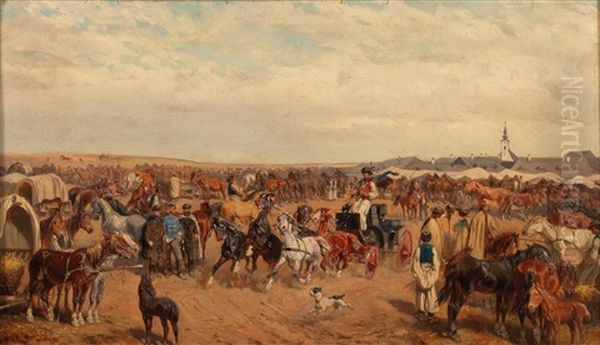 Horsemarket Near Debreczin - view 1