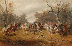 After A Successful Hunt by Alexander Franz Von Bensa