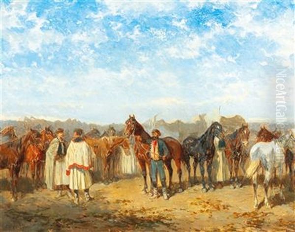 Hungarian Horse Market - view 1