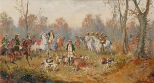 Successful Hunt by Alexander Ritter Von Bensa