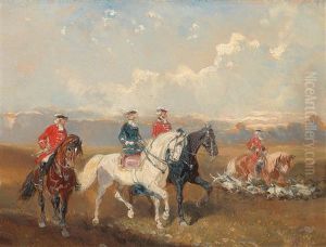 Ausritt Zur Jagd by Alexander Ritter Von Bensa