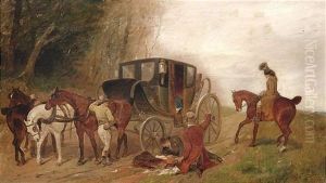 Uberfall Auf Die Insassen Einer Reisekutsche