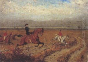 Parforcejagd by Alexander Ritter Von Bensa