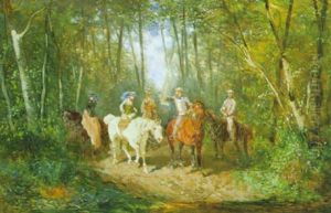 Der Ausritt by Alexander Ritter Von Bensa
