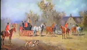 Aufbruch Zur Jagd by Alexander Ritter Von Bensa