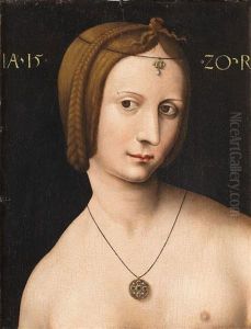 The Bust Of A Woman With A Jewelled Headdress