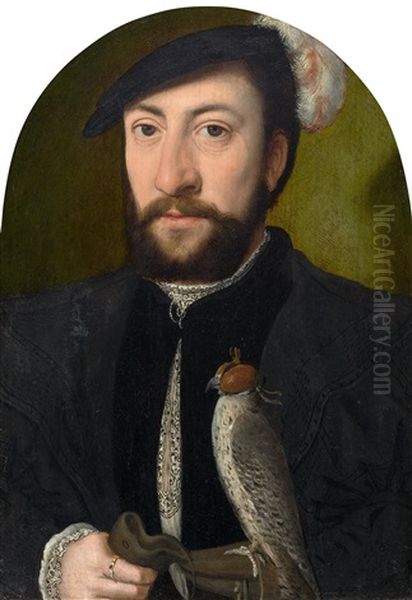 Portrait Of A Nobleman With Falcon - view 1