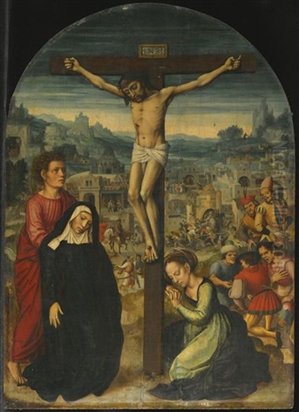 The Crucifixion, With Scenes From The Passion Beyond - view 1