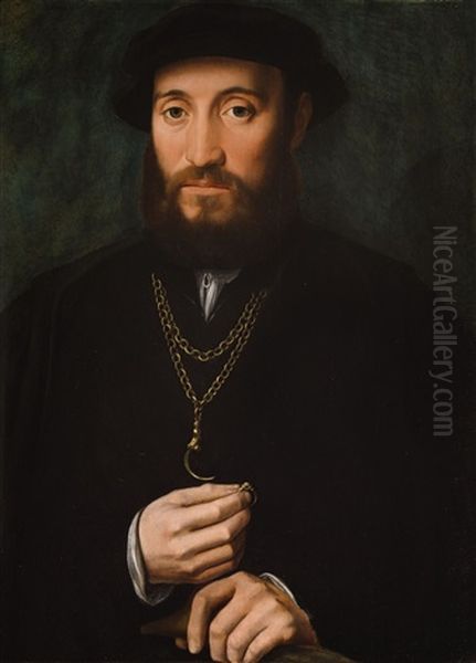 Portrait Of A Young Man With An Engagement Ring (goldsmith?) - view 1