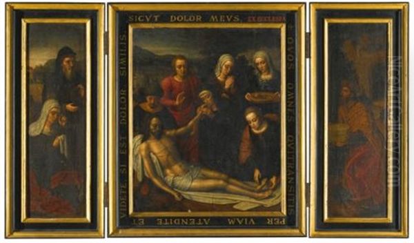 Triptych With The Lamentation - view 1