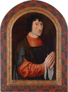 Bildnis Eines Jungeren Mannes Mit Gefalteten Handen by Ambrosius Benson