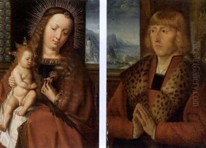 Madonna Mit Kind (+ Herrenportrait; Pair) Madonna Mit Kind (+ Herrenportrait; Pair)