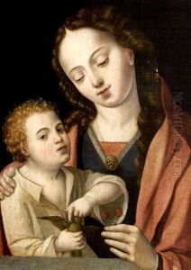 Madonna Mit Kind by Ambrosius Benson