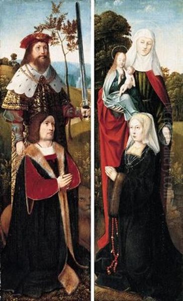 Saint Adrian With A Male Donor - view 1