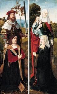 Saint Adrian With A Male Donor