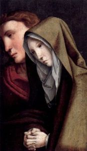 Maria Und Johannes Aus Einer Beweinung Christi Maria Und Johannes Aus Einer Beweinung Christi