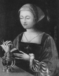 Die Hl. Maria Magdalena Mit Dem Salbgefas, Lesend