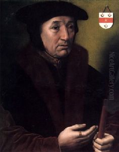 Portrait Of Jean Wyts, Watergraaf Of Mechelen, Half Length, Wearing A Hat And A Coat Trimmed With Fur thumbnail