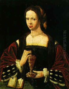 Portrait Of A Lady As The Magdalene by Ambrosius Benson