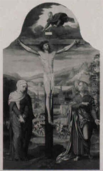 The Crucifixion With The Virgin And St. John At The Foot Of The Cross - view 1