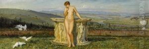 Idyllic Nude In A Landscape by Eugene Benson