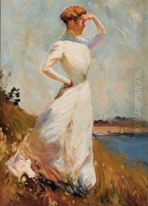 Dama Oteando El Horizonte by Frank Weston Benson
