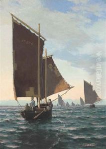 Afternoon Off Concarneau by Frank Weston Benson