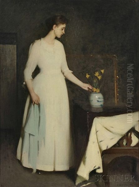 Figure In White - view 1