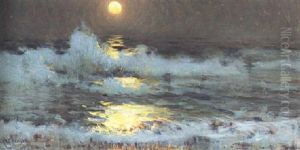Sunset Over The Surf by Frank Weston Benson