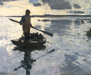 The Wild Fowler by Frank Weston Benson