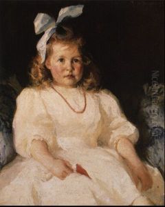 Portrait Of Elizabeth Tyson Russell by Frank Weston Benson