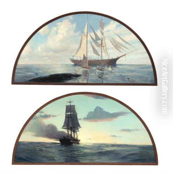The Whale Hunt: Towing Back (+ Sailing Home; Pair) - view 1