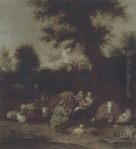 Die Gluckliche Hirtenfamilie Die Gluckliche Hirtenfamilie