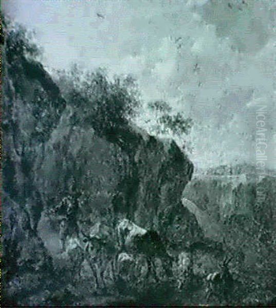 Herde In Einer Gebirgslandschaft - view 1