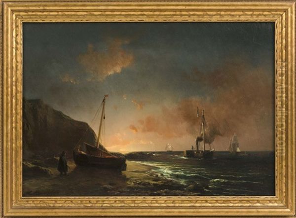 Luminous Coastal Scene - view 1