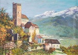 Blick Auf Castel Monteleone In Sudtirol