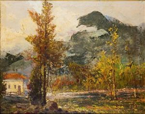 Paesaggio Ligure by Cesare Bentivoglio