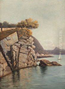 Costiera Ligure by Cesare Bentivoglio
